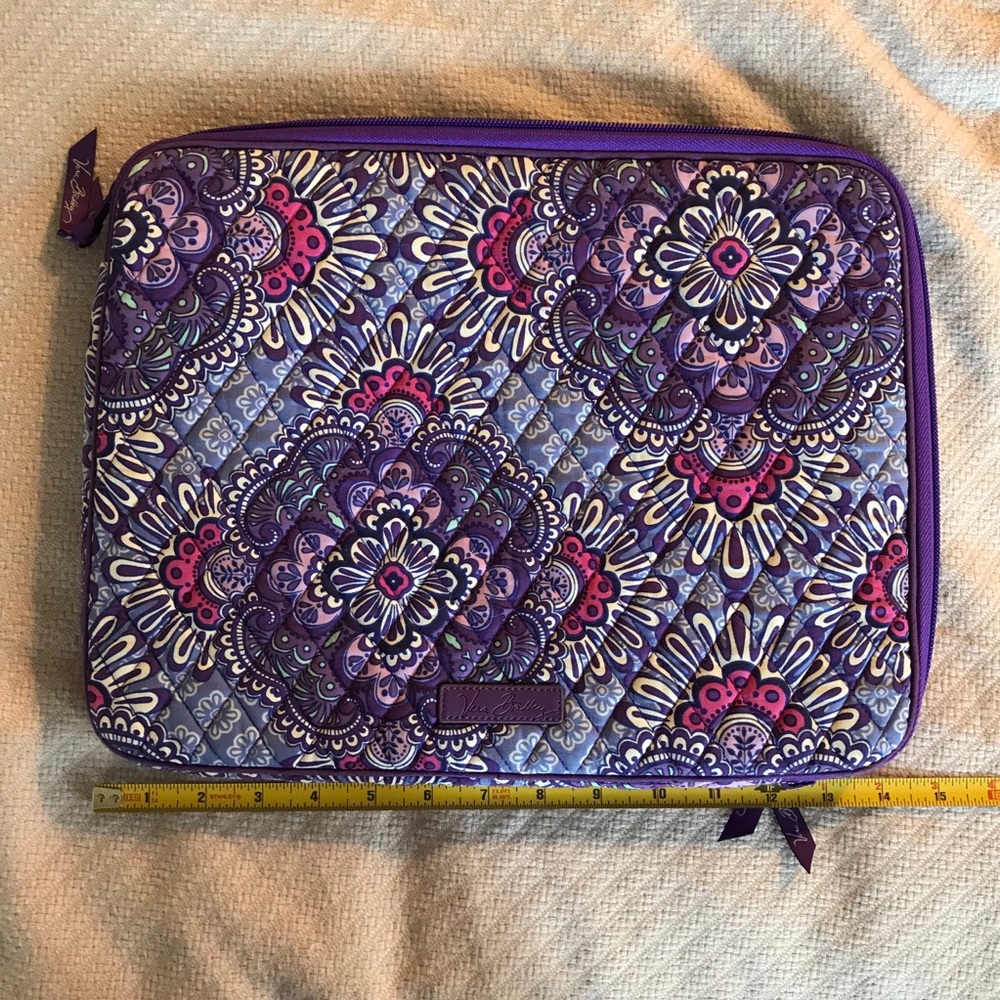 Vera Bradley Lilac Tapestry Laptop Sleeve